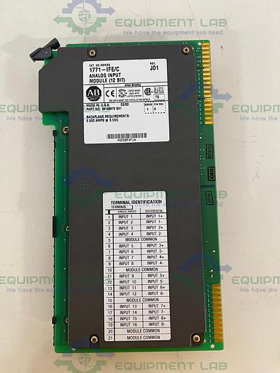 Allen Bradley 1771-IFE Series C PLC-5 Analog Input Module (12 BIT)