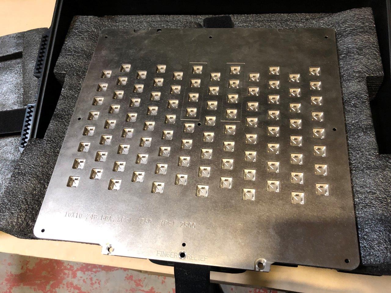 Used Delta Edge DE8000 Q-FPH - 248 CTBGA - 10x10x1.10 Test Handler Change Kit