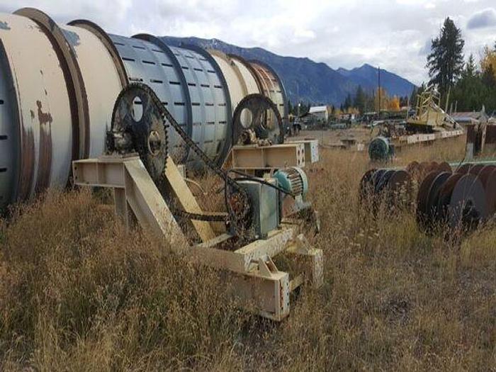 Used 12' x 80' FULGHUM DRUM DEBARKER