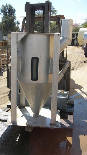 Used Hopper, 22" x 25", Alum, 23" Cone Bottom #S740137