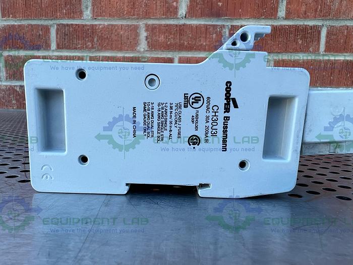 Used Lot of 7 - Bussmann CH30J3I Fuse Holder 600VAC, 30A, 200kA