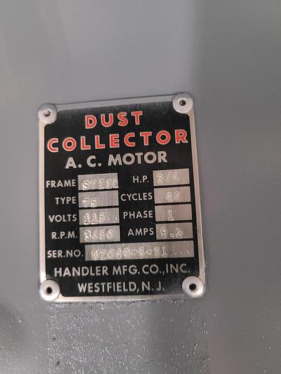 Refurbished Double Head Polishing Buffing Self Contained Machine with Dust Collector 110V 3450 RPM