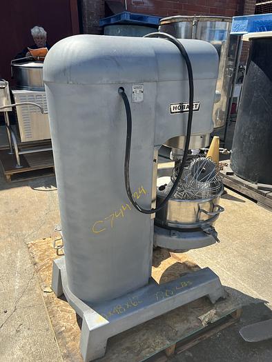 Used Mixer, Hobart, 60 Qt. S/st, Mdl H600T, 4-Speed #C744524