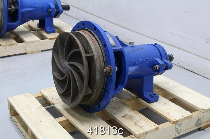 Used Warren 3SME15 Pump Power End, 6-Vane 14 7/8" Iron Impeller #41813