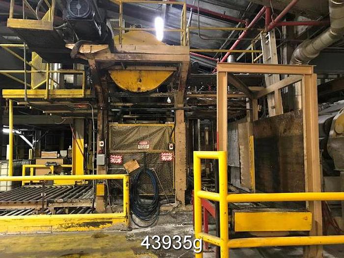 Used Andritz Wet Lap Line. 80" Belt Press with Steel Frame #43935