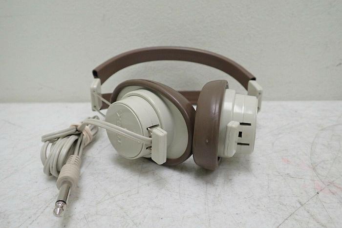 Used Lot of 13 Vintage Telex 610 Brown Headphones