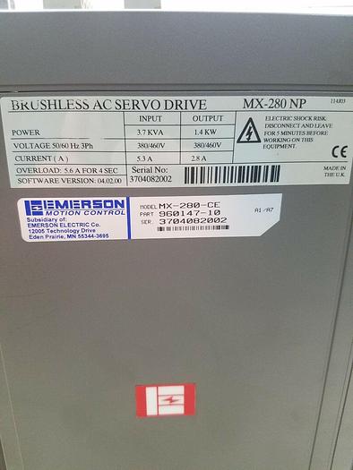 Used Ship DHL, Emerson MX-280-CE MX280CE MX-280 NP, Minor cosmetic damage