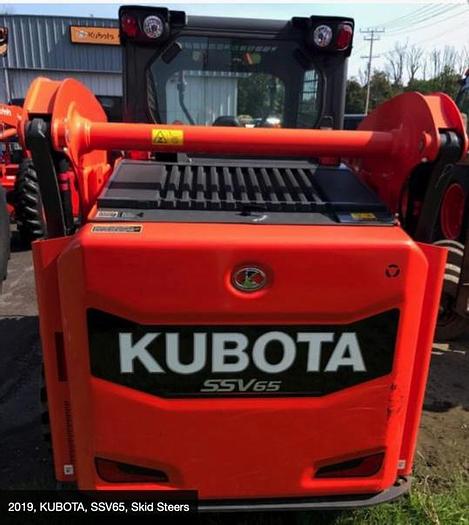 Used 2019 Kubota SSV65 Skid Steer