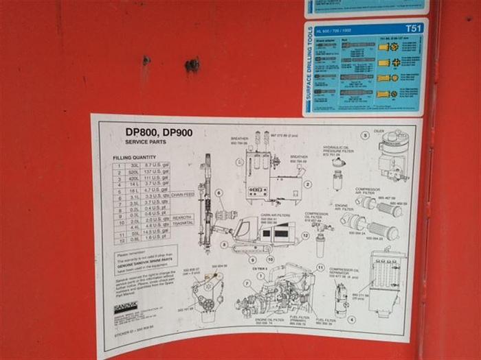 Used 2007 Sandvik DP 800 Crawler Drill Rig