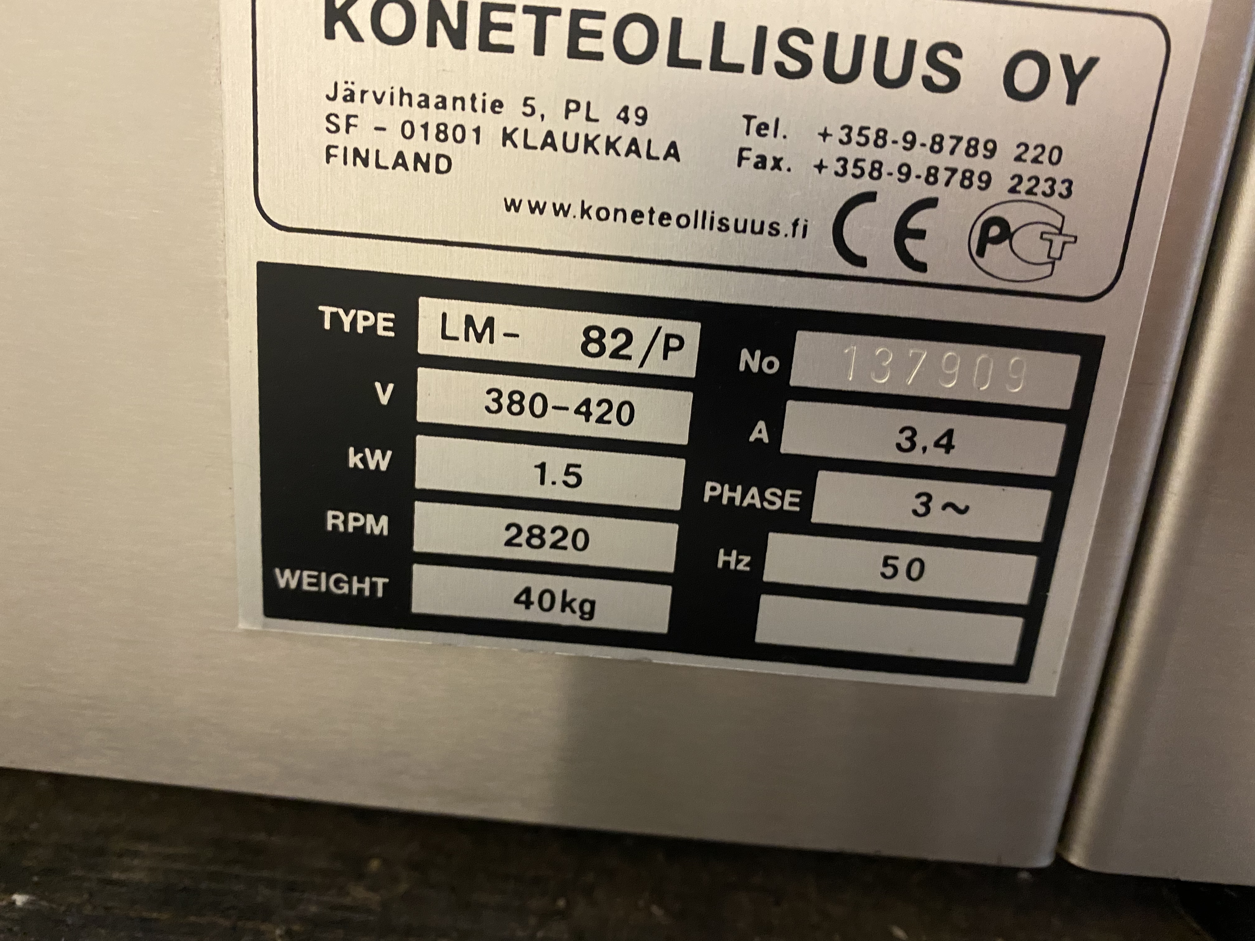 Begagnad KT LM 82/P