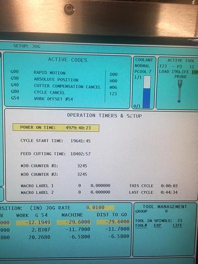 Used 2011 HAAS VM6 CNC Vertical Machining Center