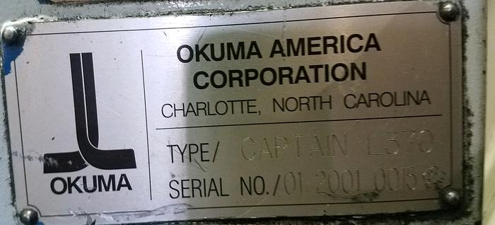 Used 2001 OKUMA CAPTAIN L370 BB