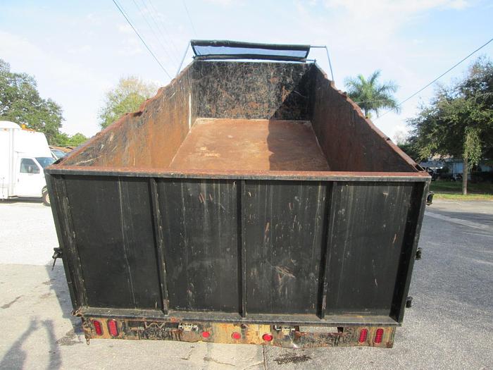 Used 10 Ton Gooseneck Dump Trailer 20' Long X 8' wide