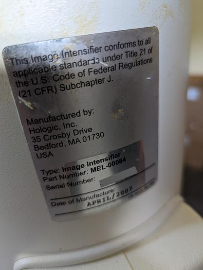 Used Hologic Fluoroscan Insight 2 C-arm