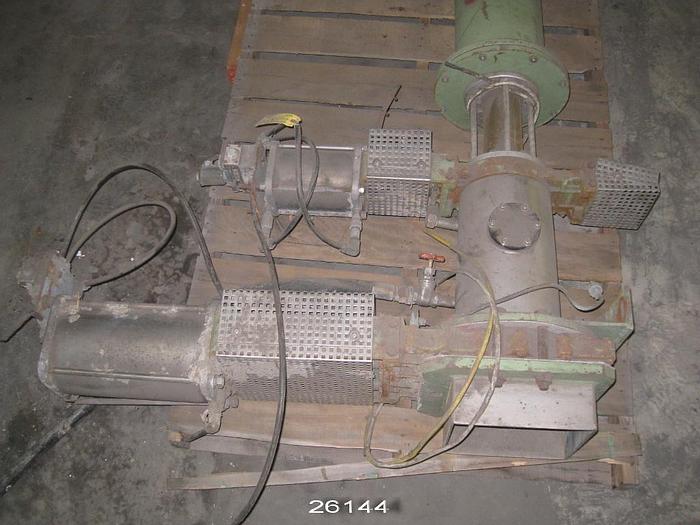 Used Voith  High Density Cleaner, 8" Body, 2" Inlet, 1-1/2" Accept, 4" Air Operated Through Gate Reject Valve, 8" Air Operated Dump Valve.  Body Is 50" Tall. #26144