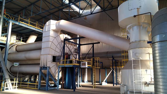 Usado Secador industrial rotativo para açúcar