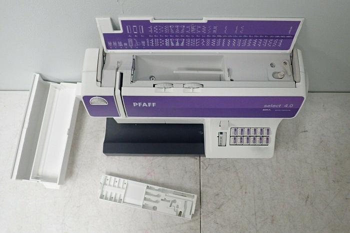 Used PFAFF Type 610A Select 4.0 Sewing Machine with Cover & Foot Pedal / Controller