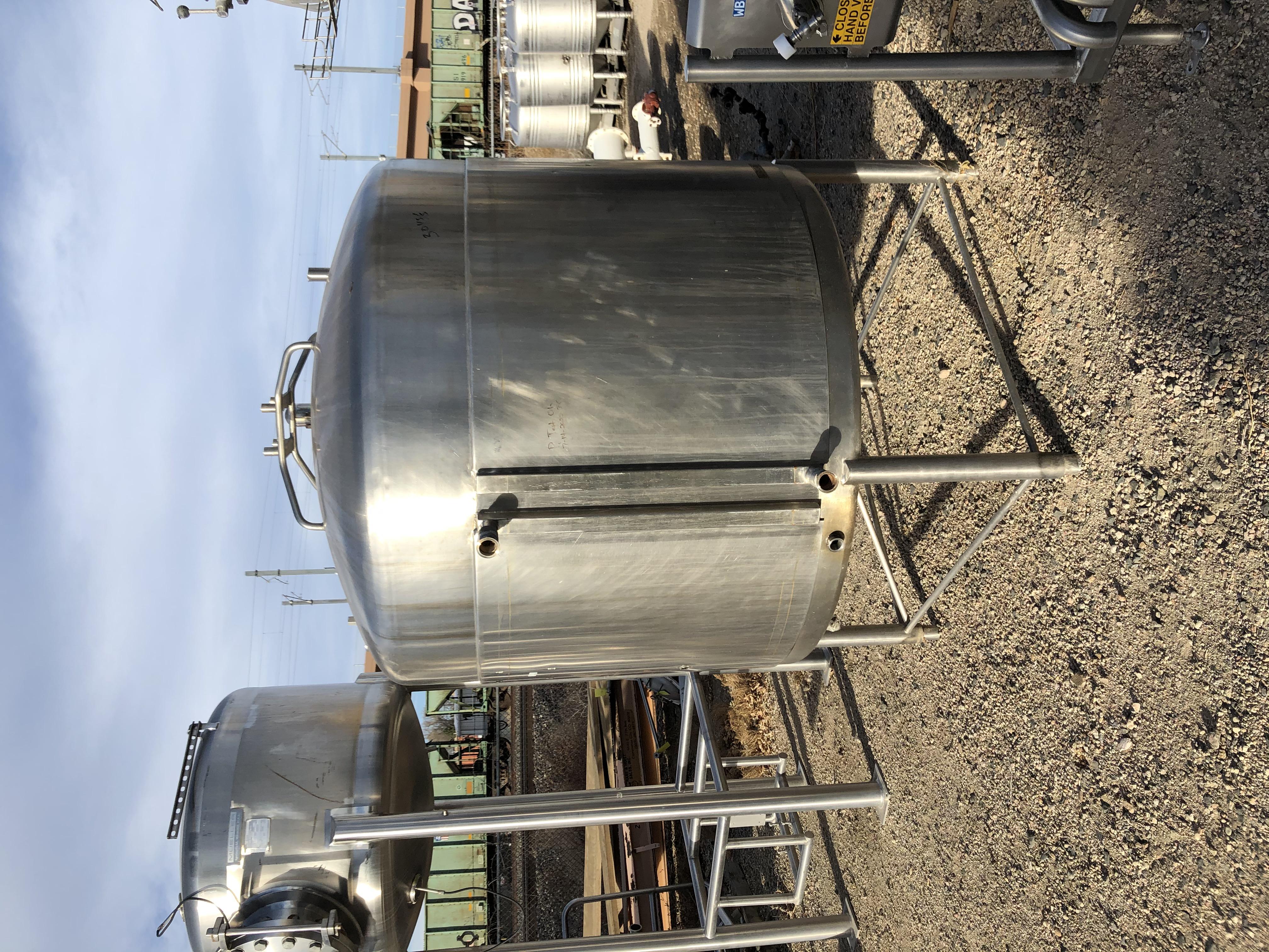 Reformado 1000 GALLON STAINLESS STEEL PROCESS TANK