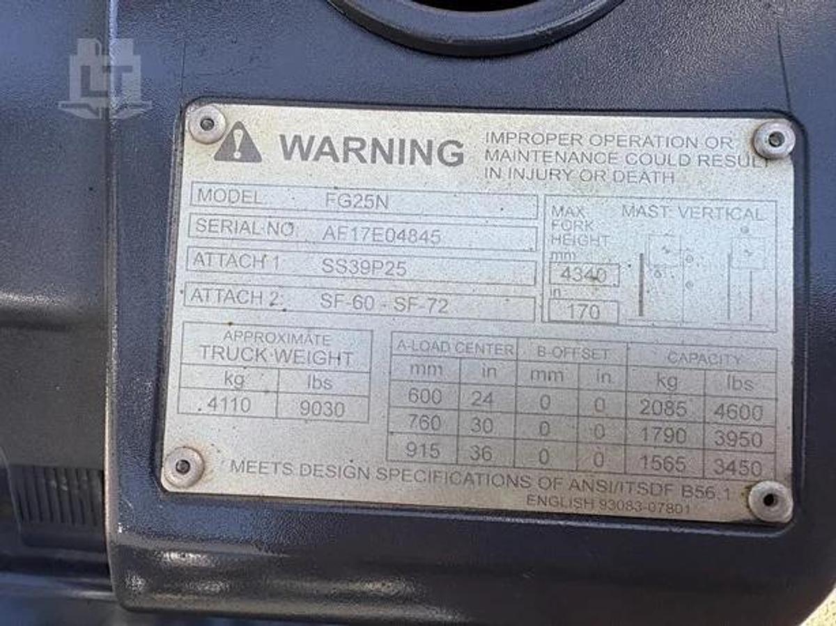 Refurbished 2018 Mitsubishi FG25N