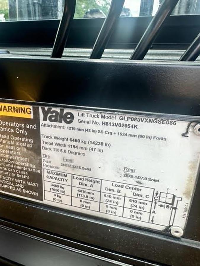 Refurbished 2012 Yale GLP080VX