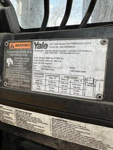 Used 2009 Yale GLP100VX