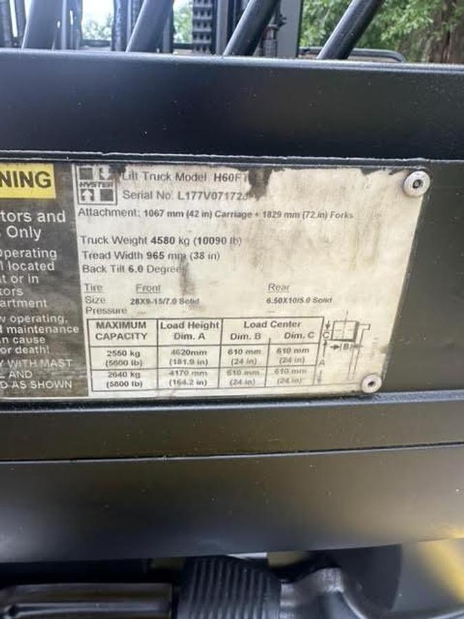 Refurbished Reconditioned: 2013 Hyster H60FT