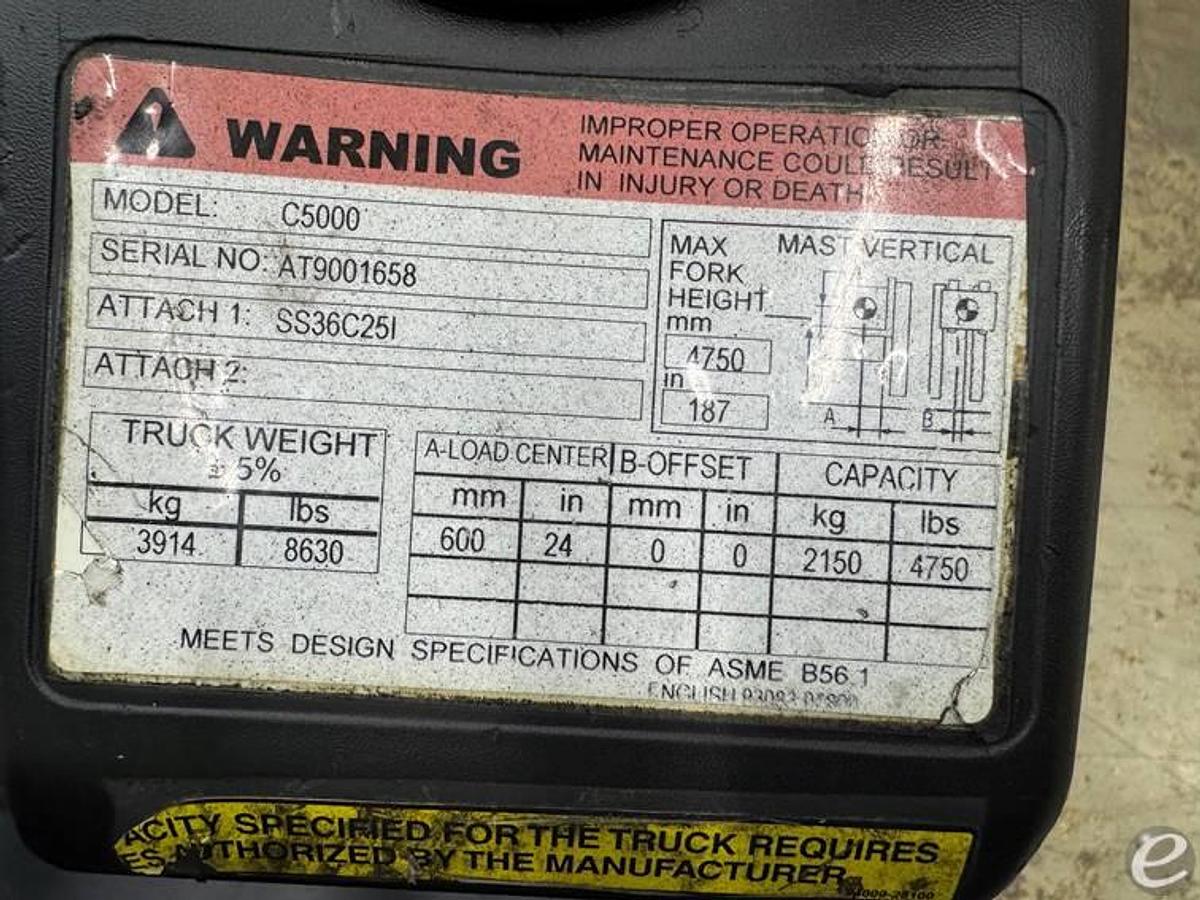 Used 2005 CAT C5000