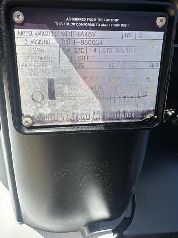 Refurbished 2014 TCM MD1F4A45V