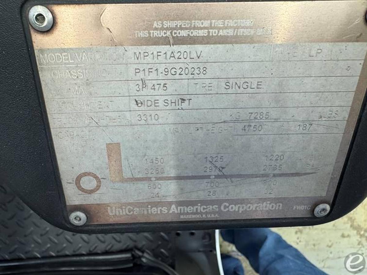 Refurbished 2016 Unicarriers PFS40