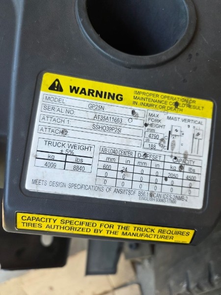 Used 2022 CAT GP25N