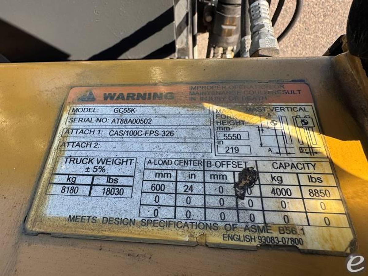 Used 2007 CAT GC55K
