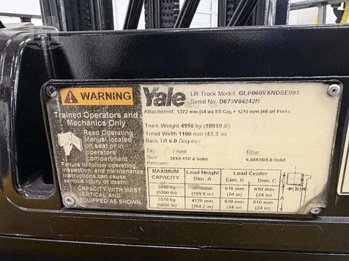 Used 2015 Yale GLP060VX