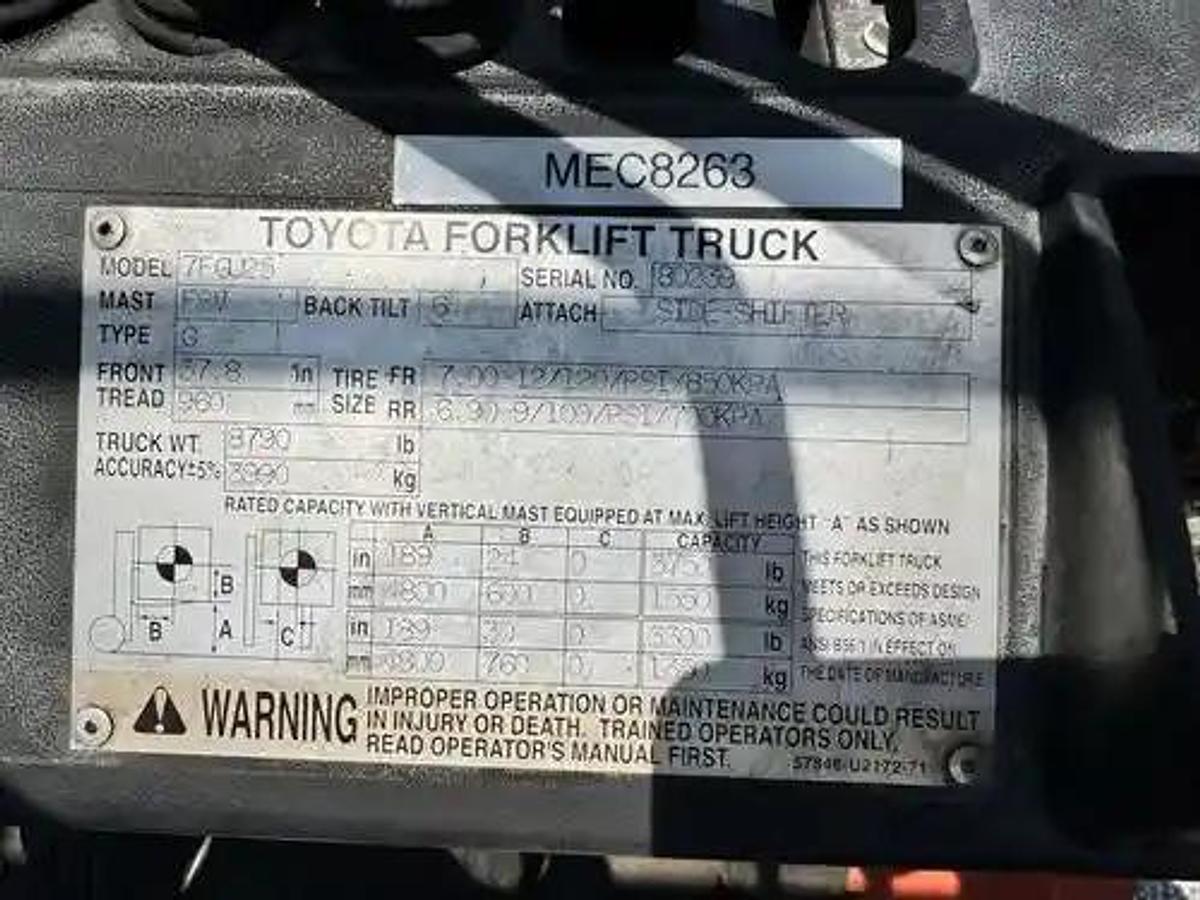 Used 2006 Toyota 7FGU25