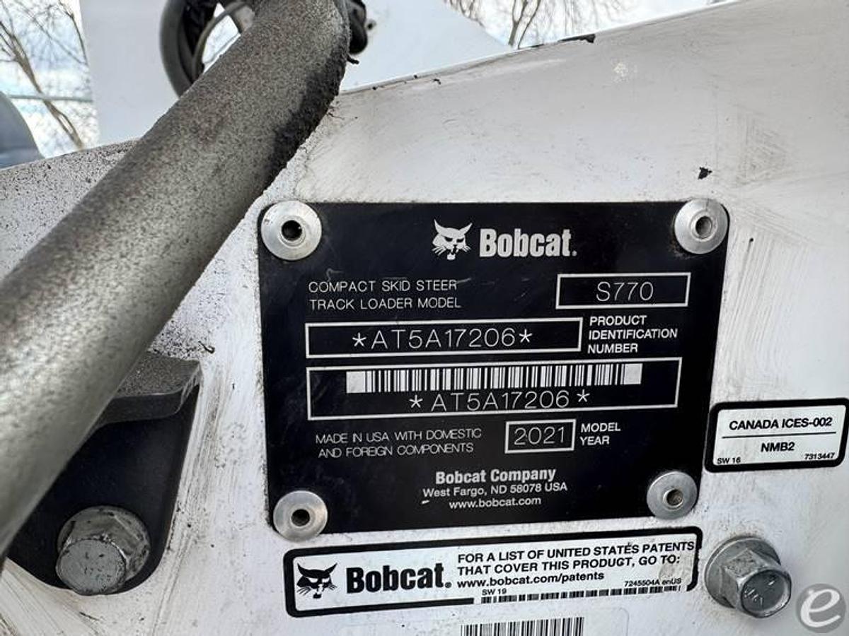 Used 2021 Bobcat S770