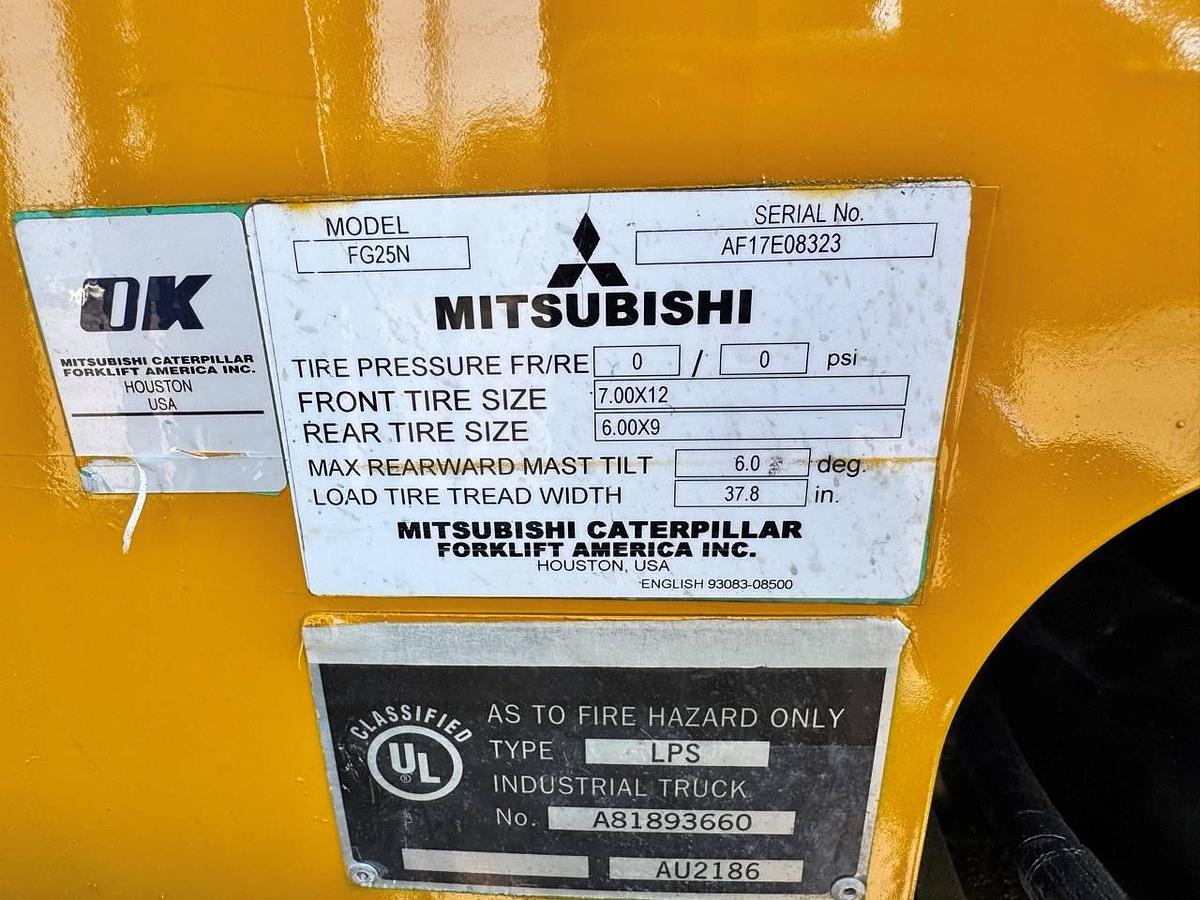 Refurbished 2020 CAT / Mitsubishi FG25N