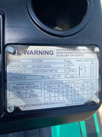 Used 2014 Mitsubishi FD70N