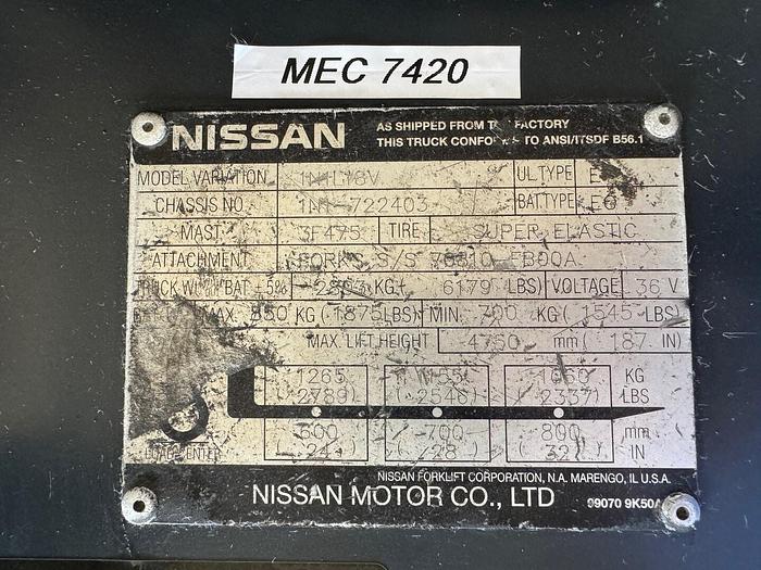 Used 2008 Nissan 1N1L18V