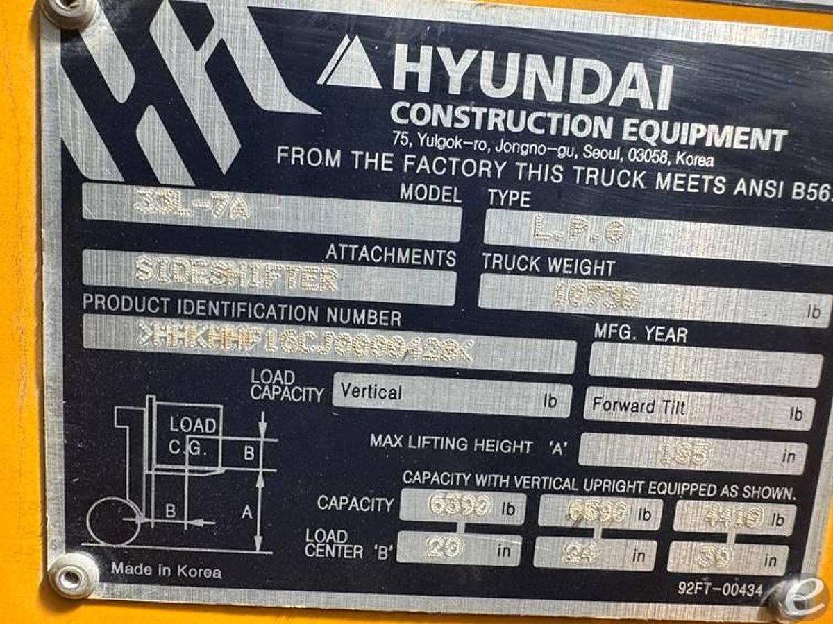 Used 2019 Hyundai 33L-7A