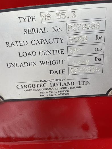 Used 2016 Moffett M8 Piggyback