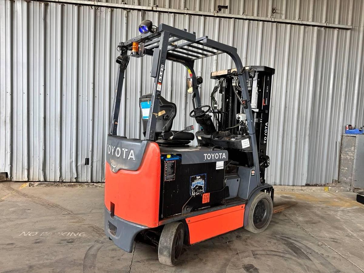 Refurbished RECONDITIONED: 201 Toyota 5,000 Lb. Electric Forklift! 36 OR 48 Volt!