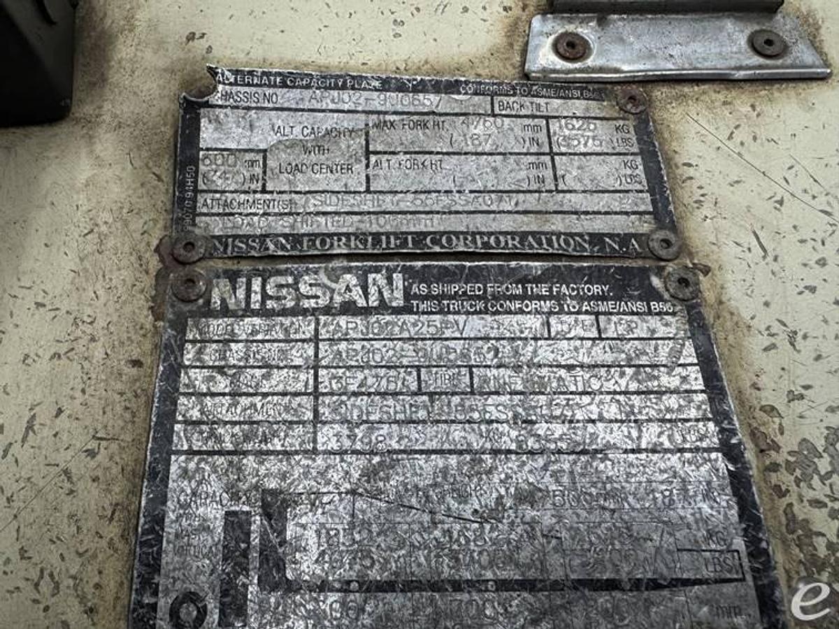 Used 2000 NISSAN AP50