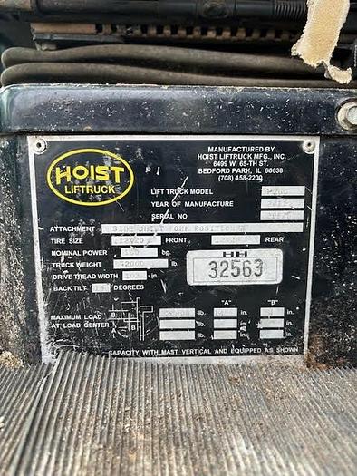 Used 2012 HOIST P260