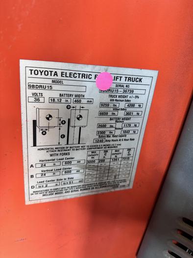 Used 2017 Toyota 9BDRU15