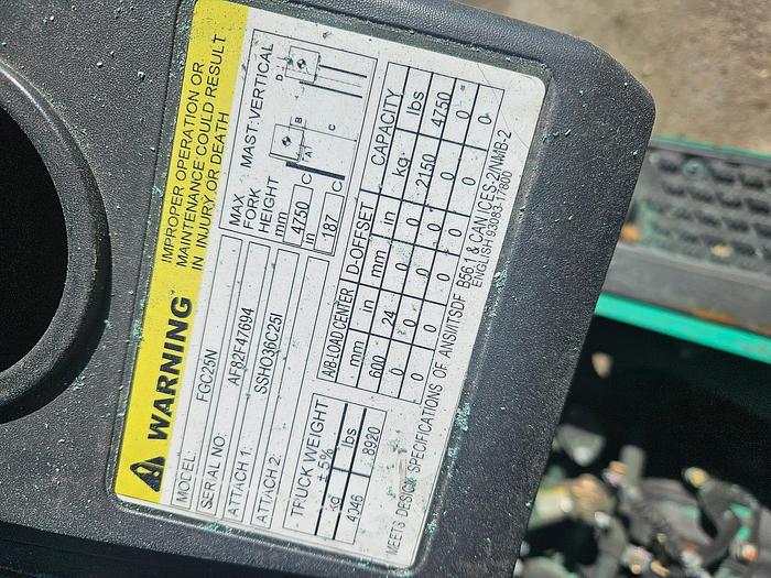 Refurbished 2021 Mitsubishi FGC25N