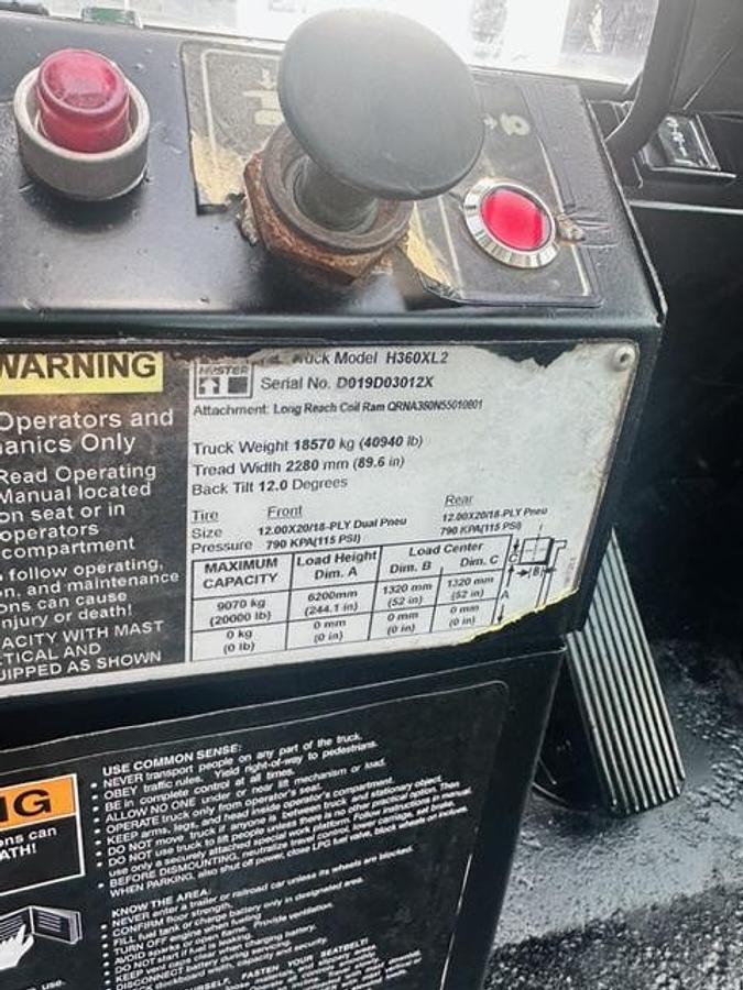Used 2000 Hyster H360XL