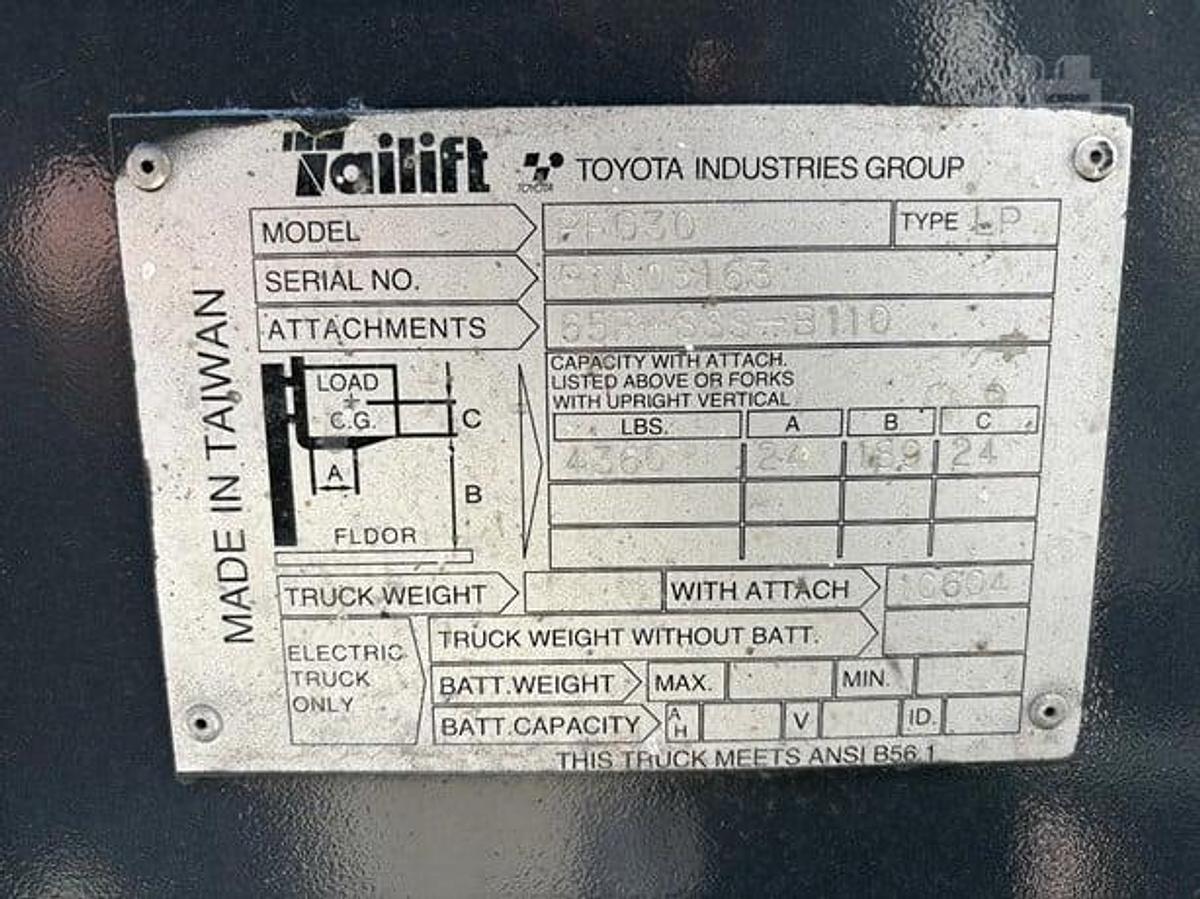 Used 2021 TaiLift / Toyota Group PFG30