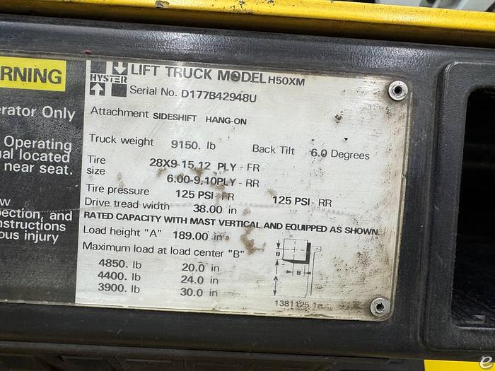 Used 1997 Hyster H50XM
