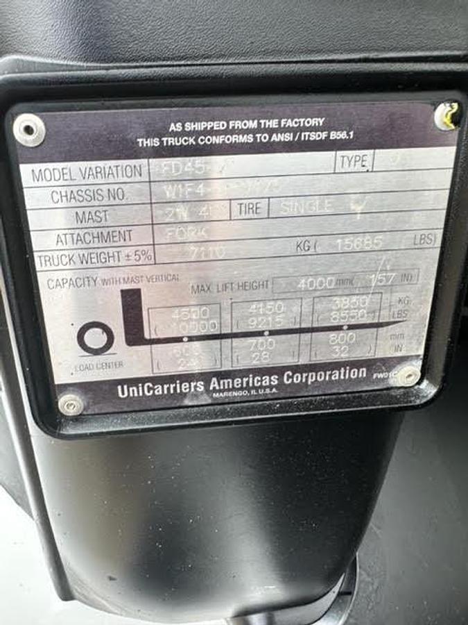 Refurbished 2014 TCM FD45A-1