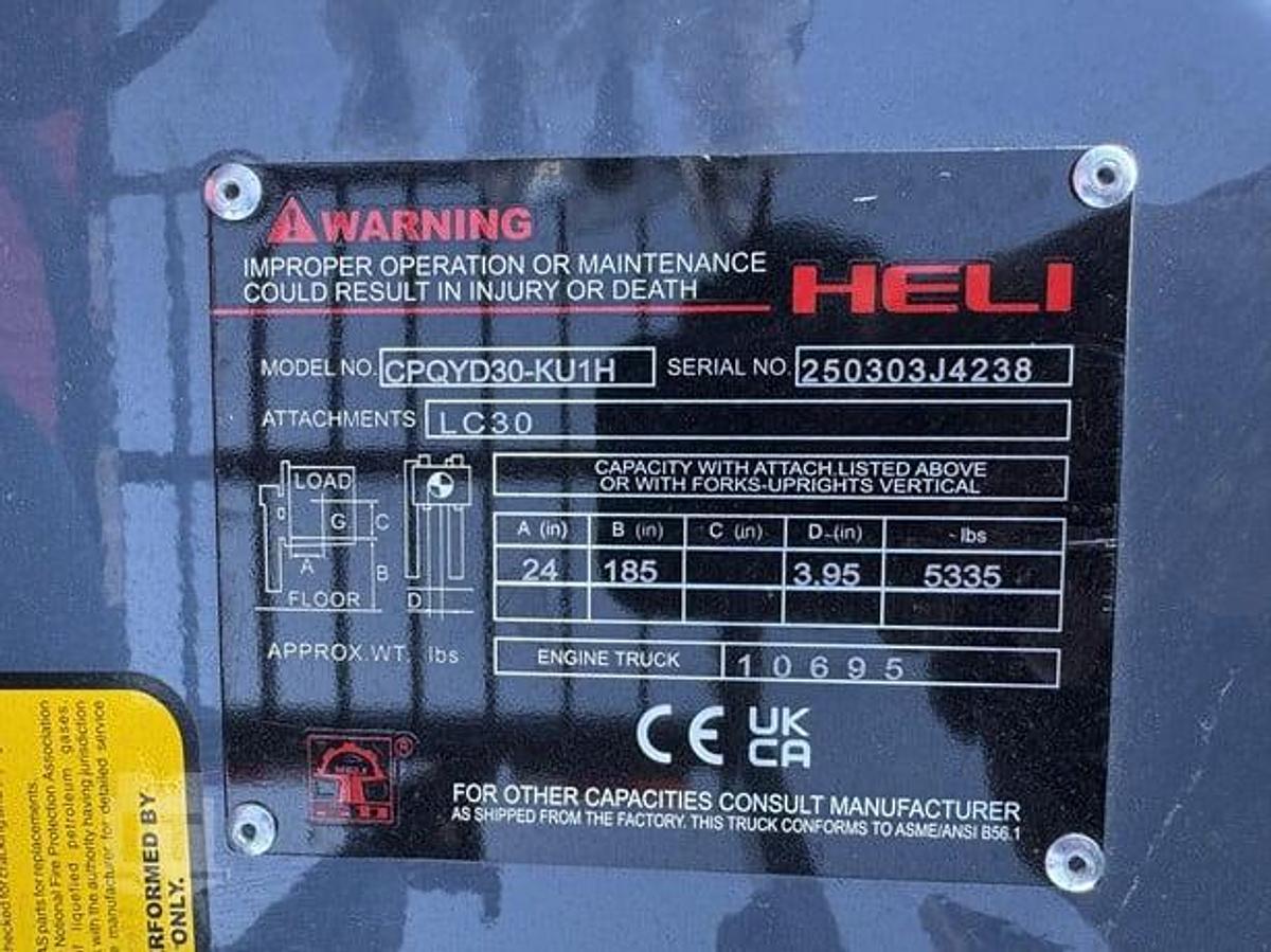 Used 2025 HELI CPQYD30