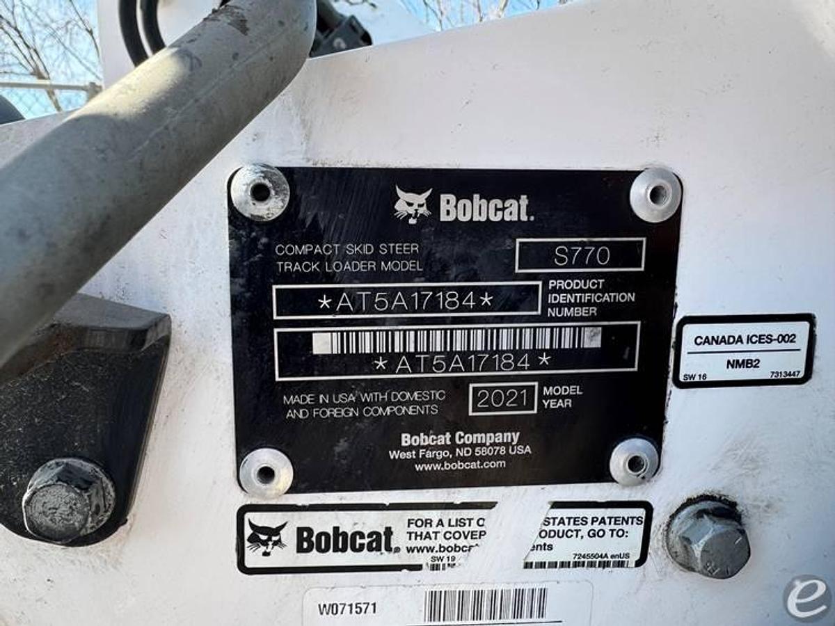 Used 2021 Bobcat S770